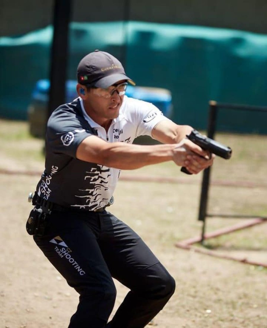 Germán Romitelli en competencia IPSC — subcampeón mundial 2025 y 2022, TFAR Rafaela